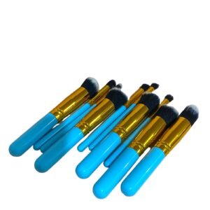 set-de-brochas-kabuki-azul-x-10-piezas